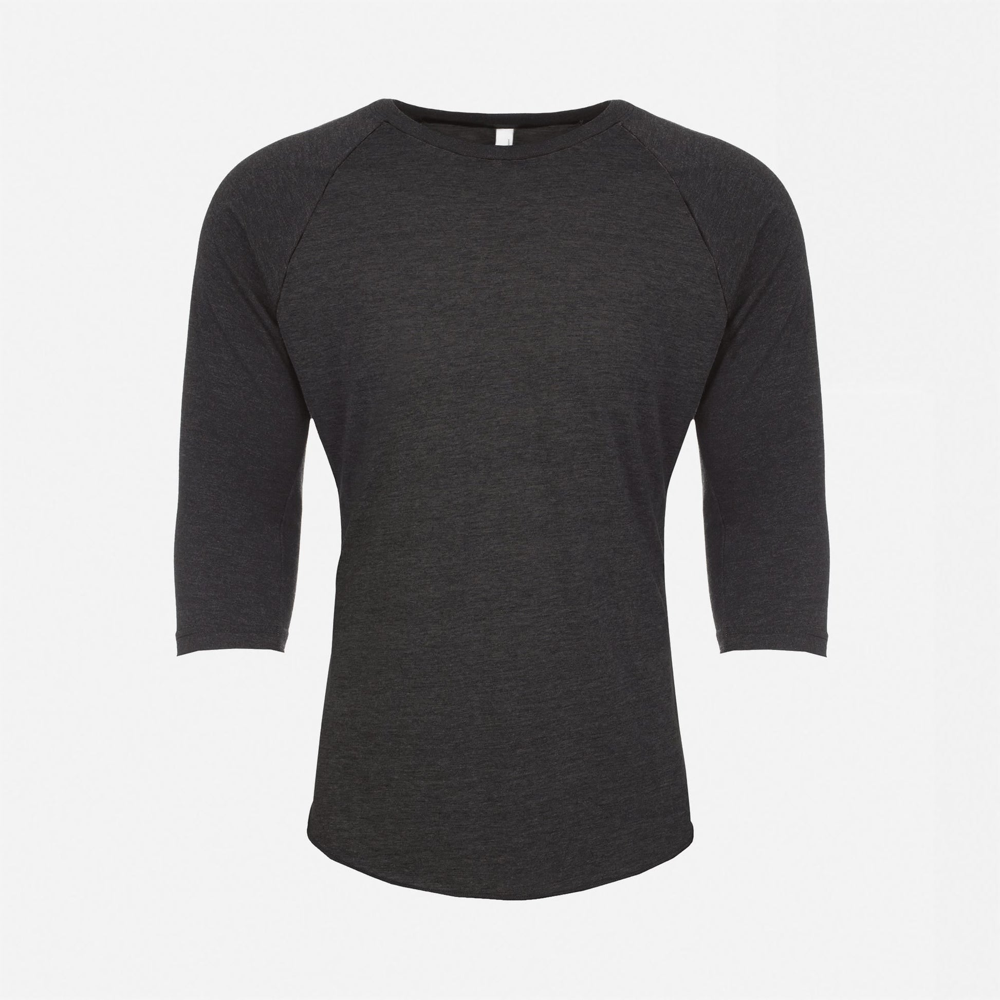 Tri-Blend 3/4 Raglan T-Shirt - Vintage Black / Vintage Black - The American Threads