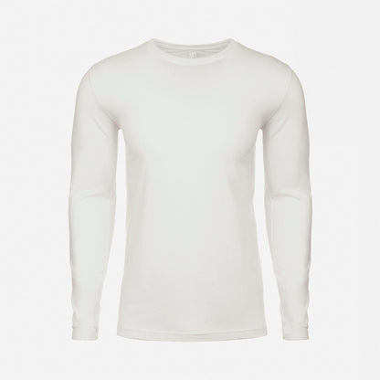 Cotton Long Sleeve T-Shirt - White - The American Threads