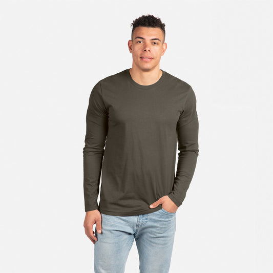 Cotton Long Sleeve T-Shirt - Heavy Metal - The American Threads