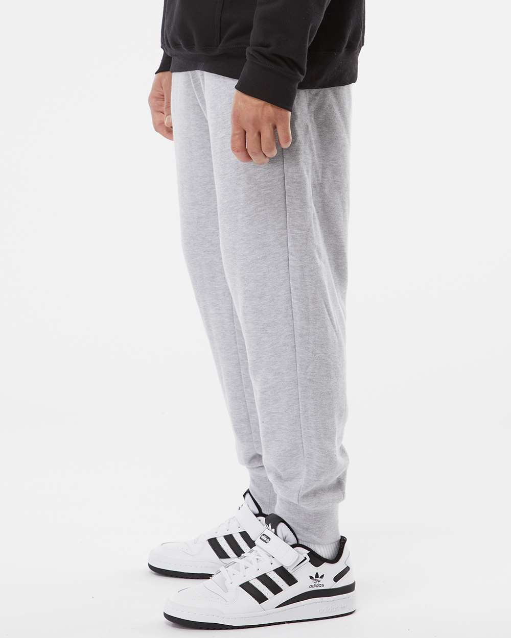 Men's Midweight Fleece Sweatpants - Heather Grey - M