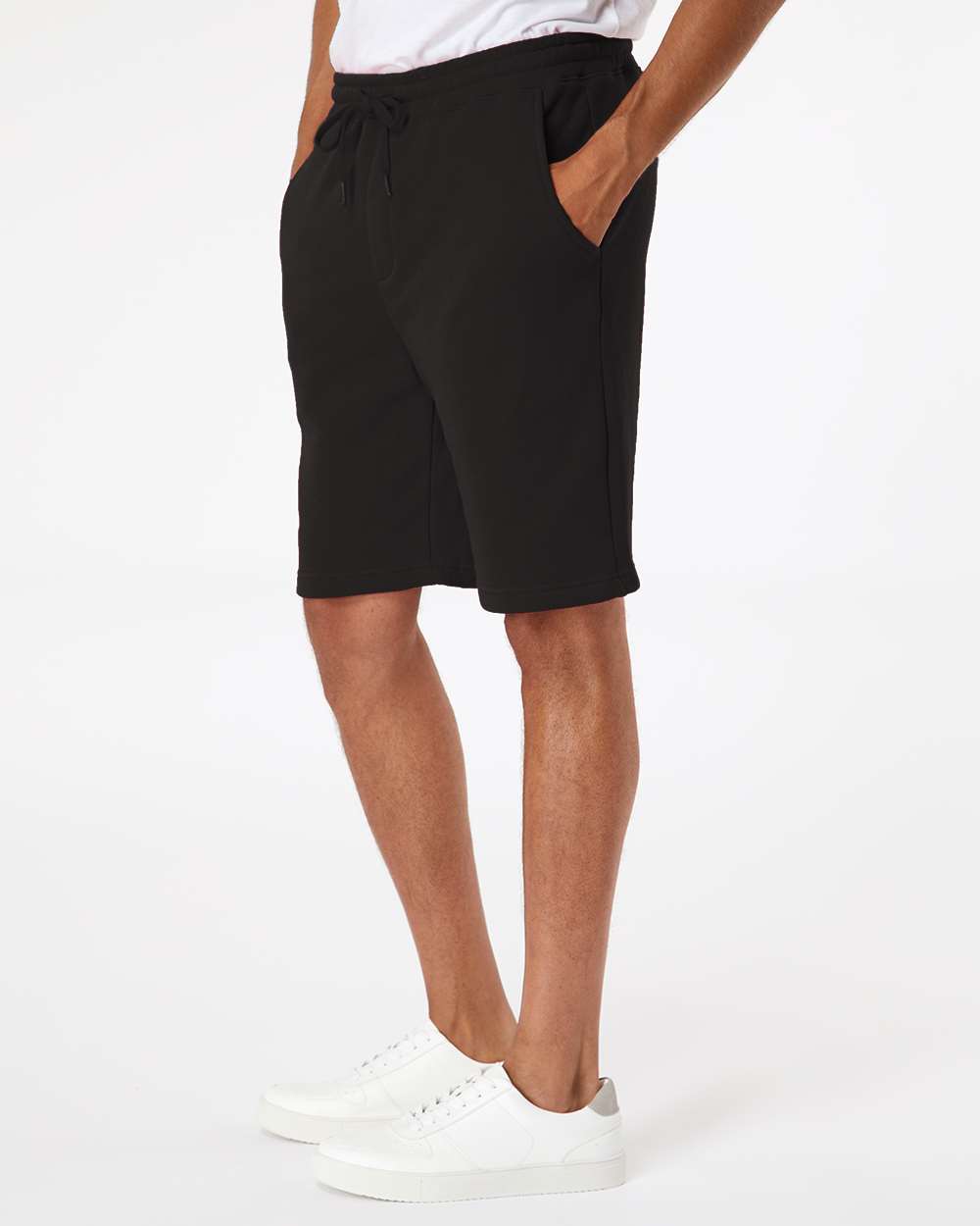 Men's Midweight Fleece Shorts - Black - L