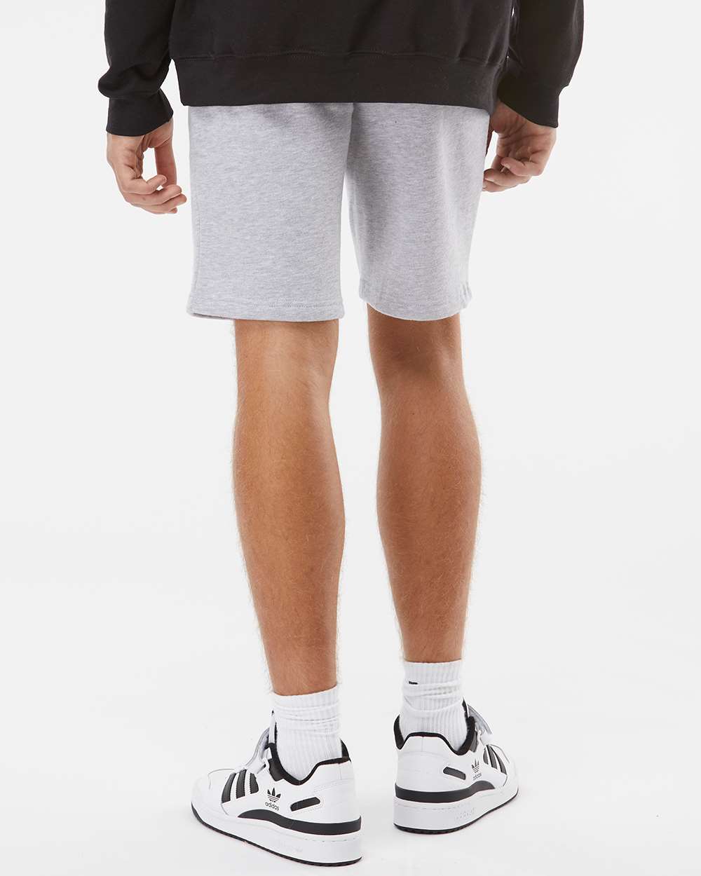 Men's Midweight Fleece Shorts - Heather Grey - L