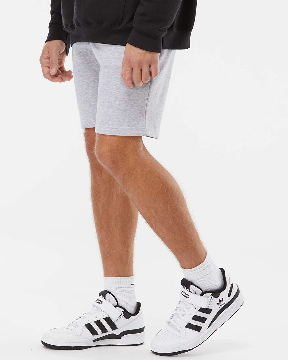 Men's Midweight Fleece Shorts - Heather Grey - M