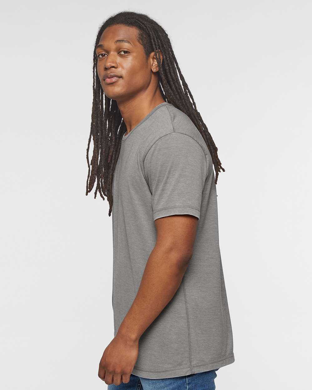 Unisex Vintage Wash Tee – Grey - M