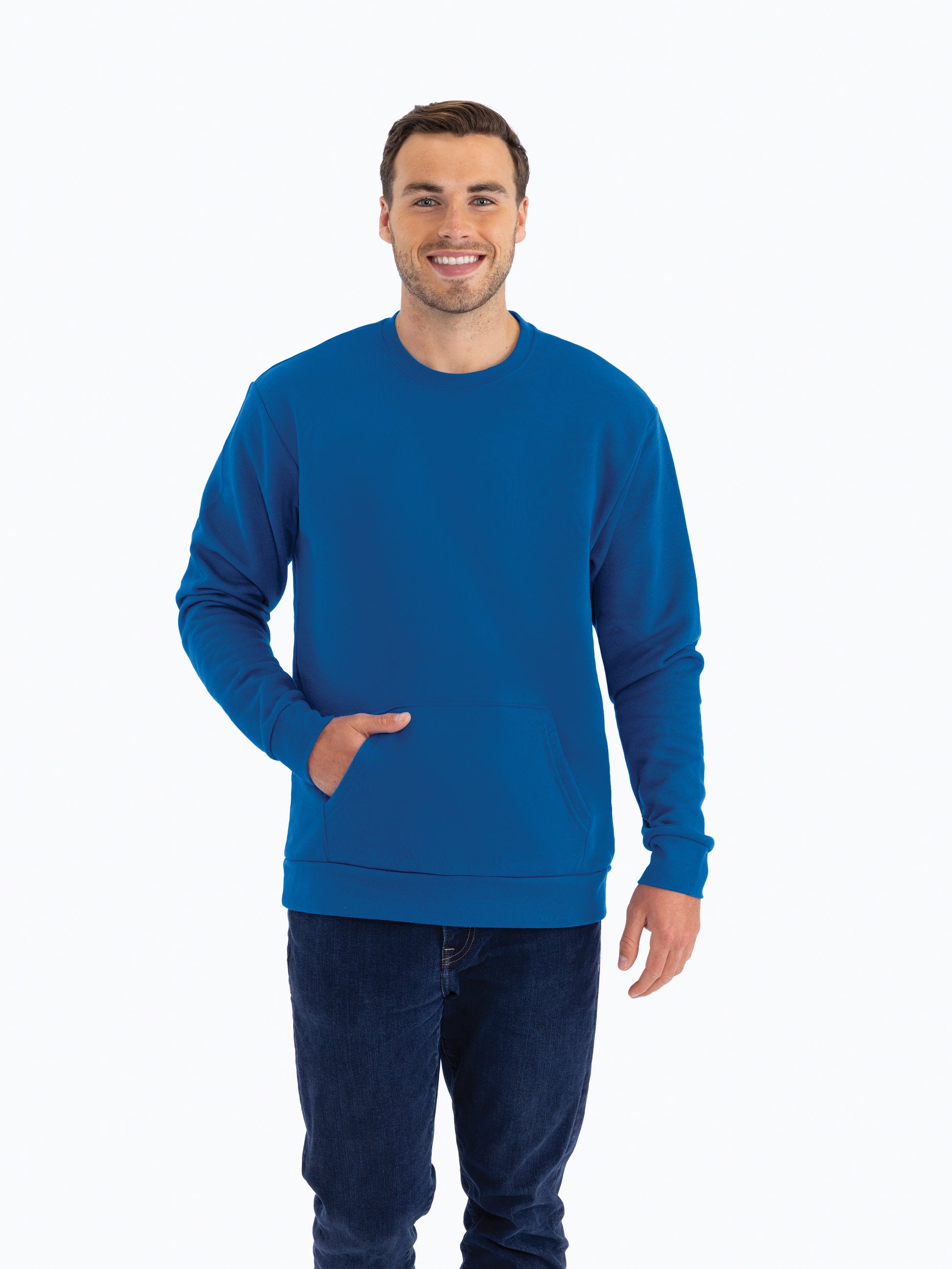 Santa Barbara Pocket Sweatshirt - Royal - The American Threads
