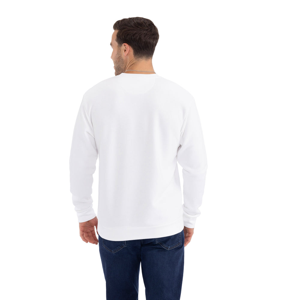 Comfy Threads Fleece Sweatshirt in White