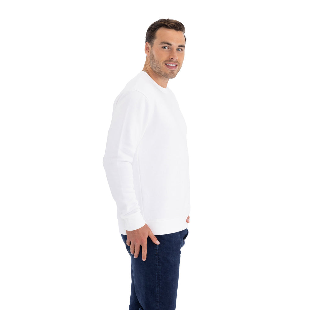Comfy Threads Fleece Sweatshirt in White