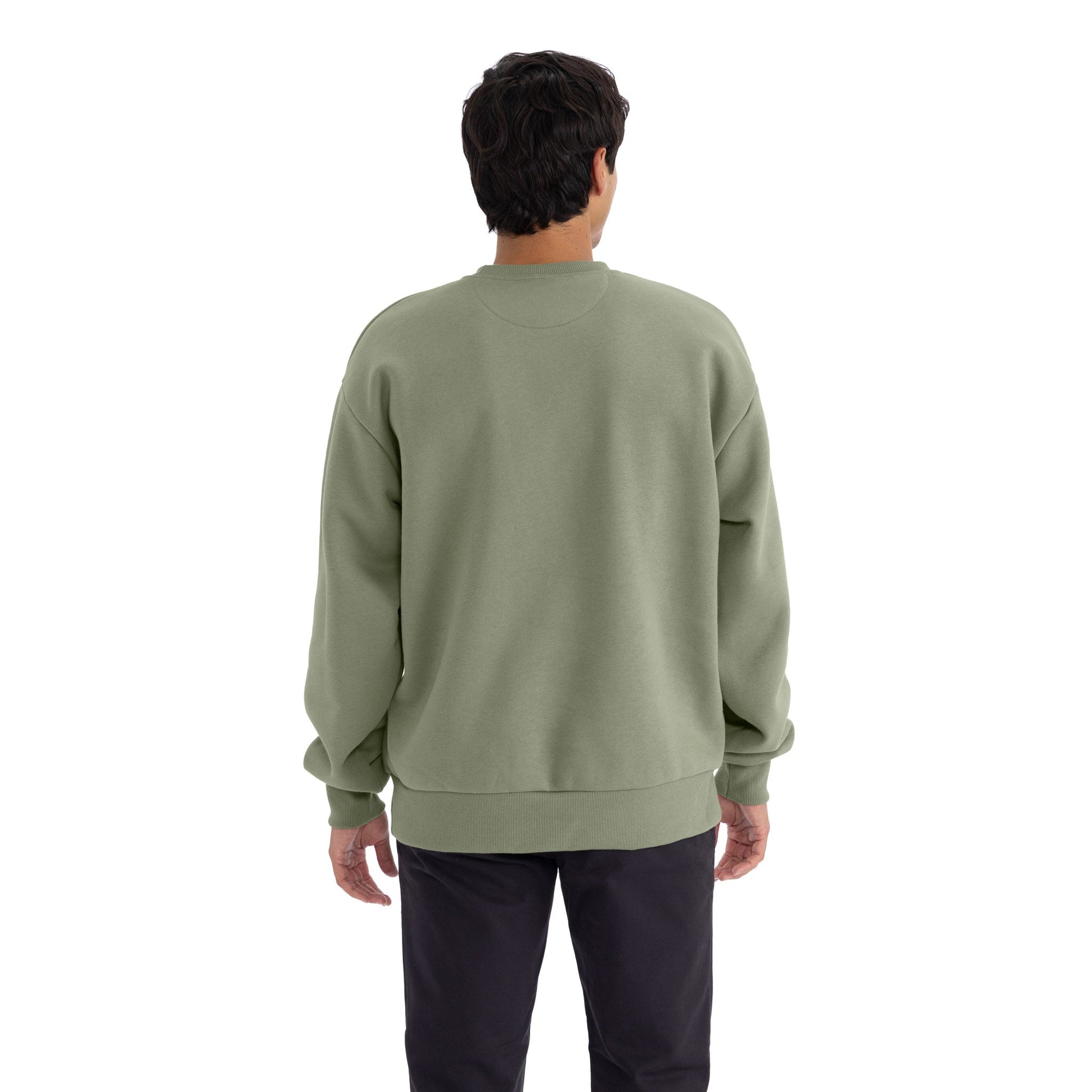 Heavyweight Sweatshirt - Light Olive - The American Threads