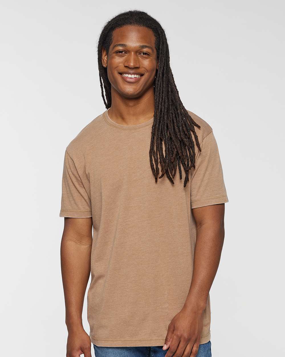 Unisex Vintage Wash Tee – Coyote Brown - S