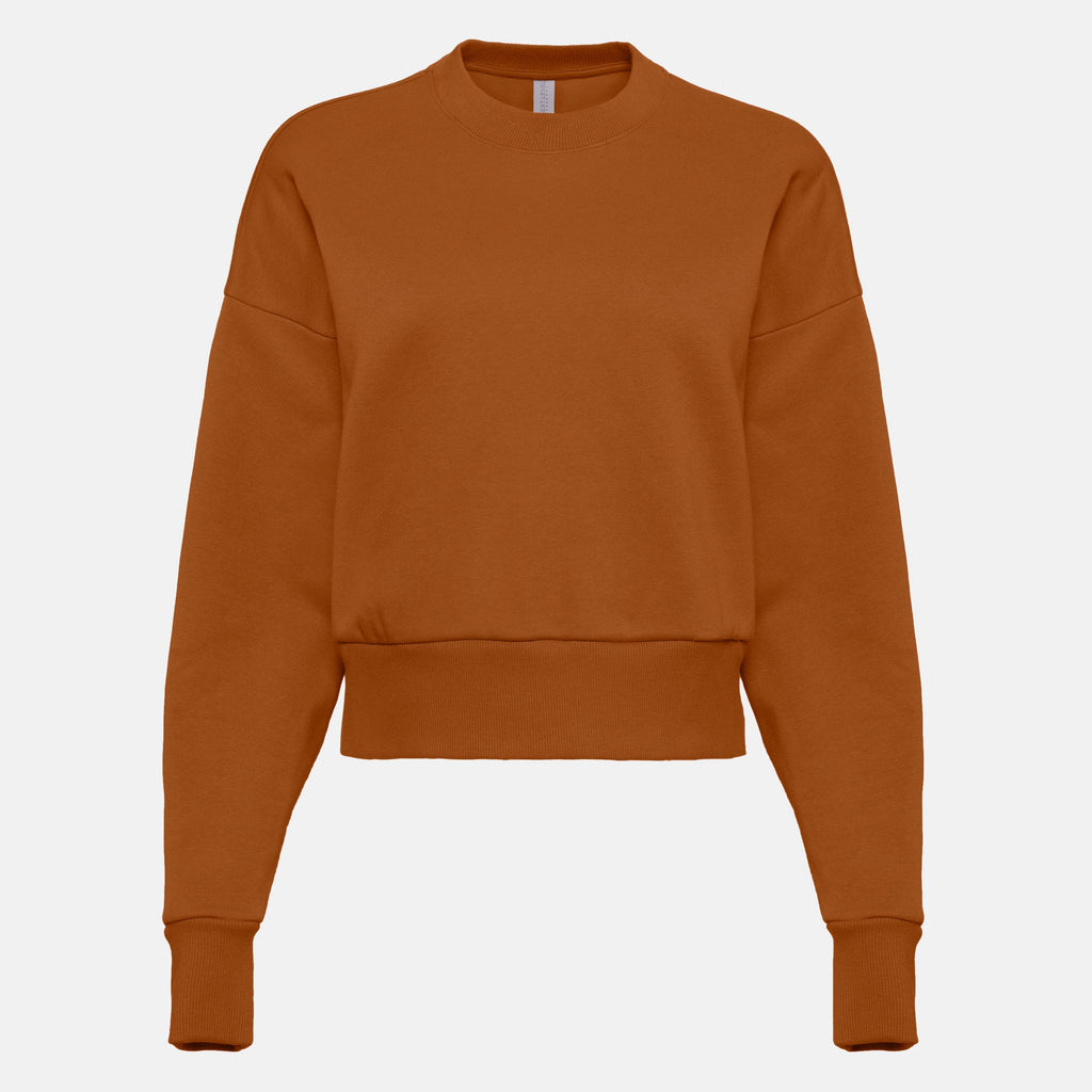 Women's Heavyweight Sweatshirt - Clay - The American Threads