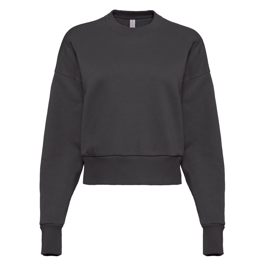 Women's Heavyweight Sweatshirt - Graphite Black - The American Threads