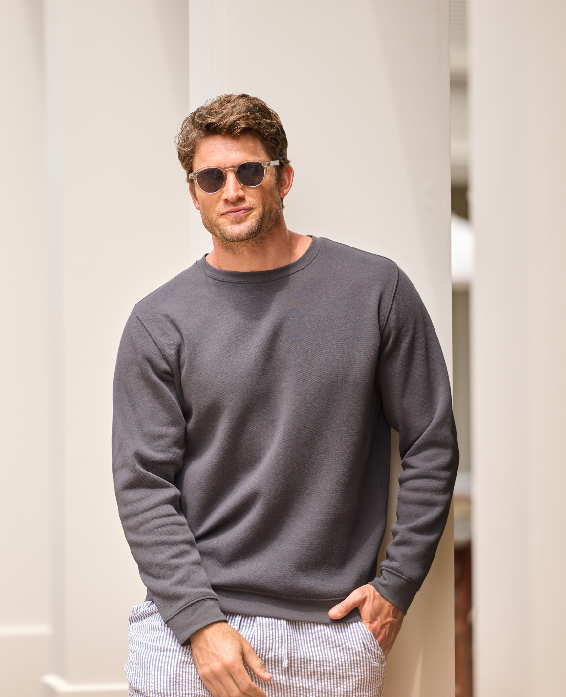 Unisex Elevated Fleece Crewneck Sweatshirt