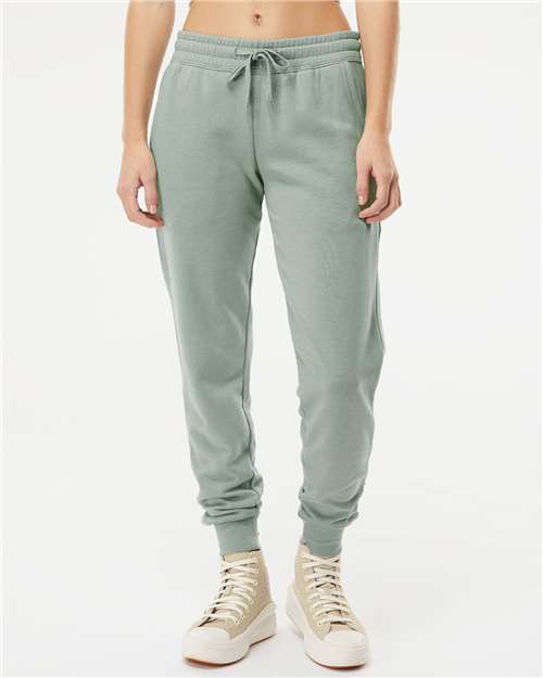 Independent Trading Co. PRM20PNT Women's Sweatpants - Sage - Front