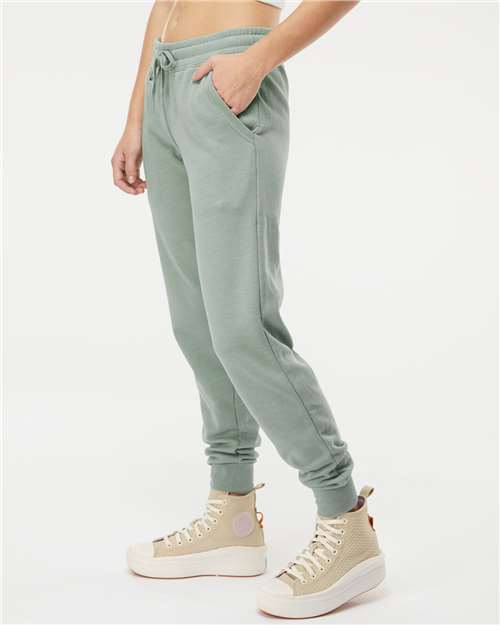 Independent Trading Co. PRM20PNT Women's Sweatpants - Sage - Side