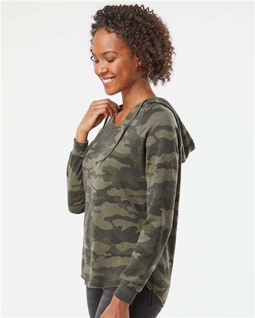 Independent Trading Co. PRM2500 Women's Jogger Pants - Forest Camo Heather - Side