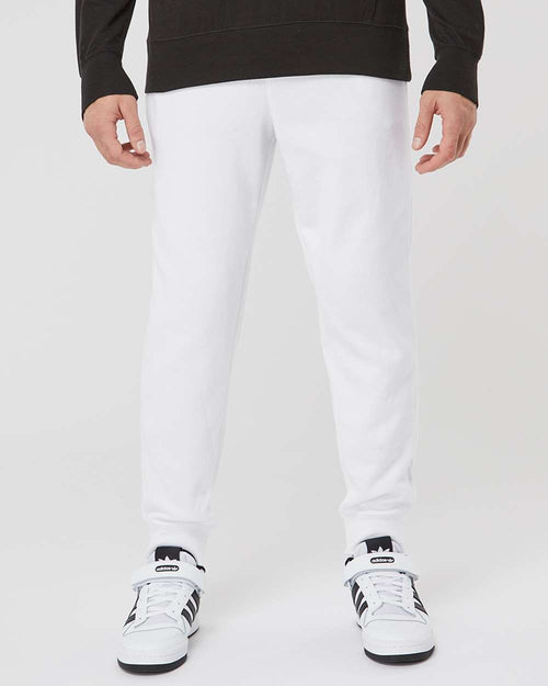 Men's Midweight Fleece Sweatpants - White - S