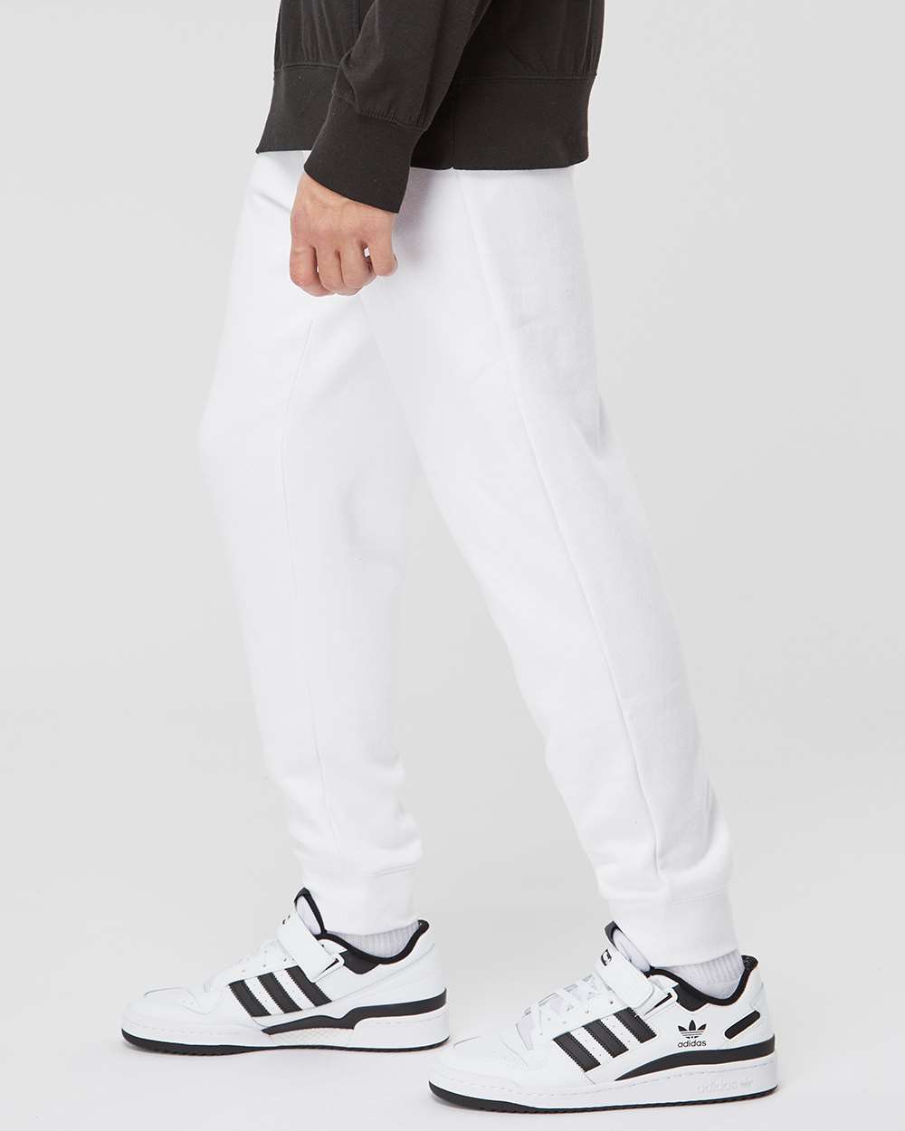Men's Midweight Fleece Sweatpants - White - M
