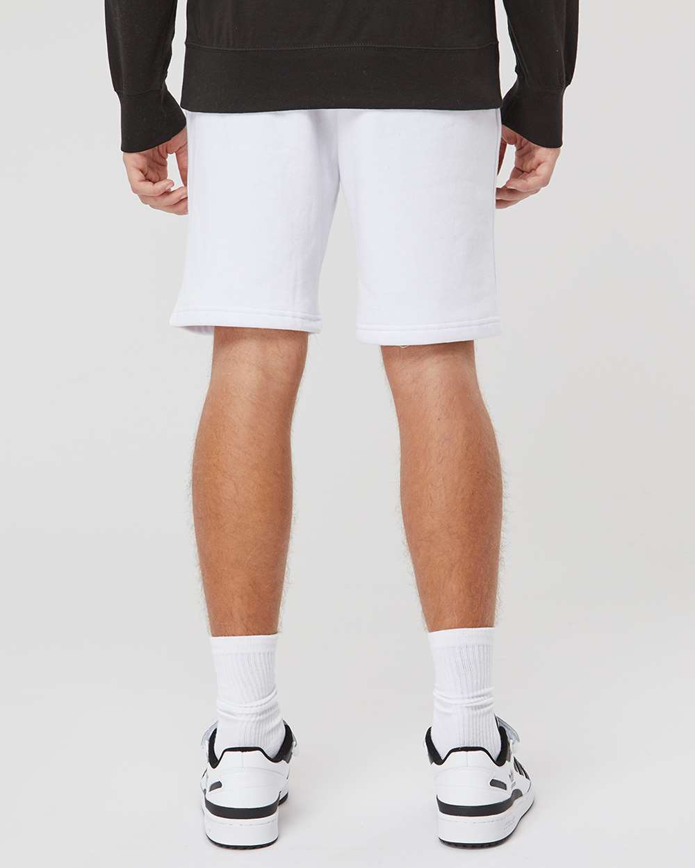 Men's Midweight Fleece Shorts - White - L
