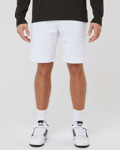 Men's Midweight Fleece Shorts - White - S