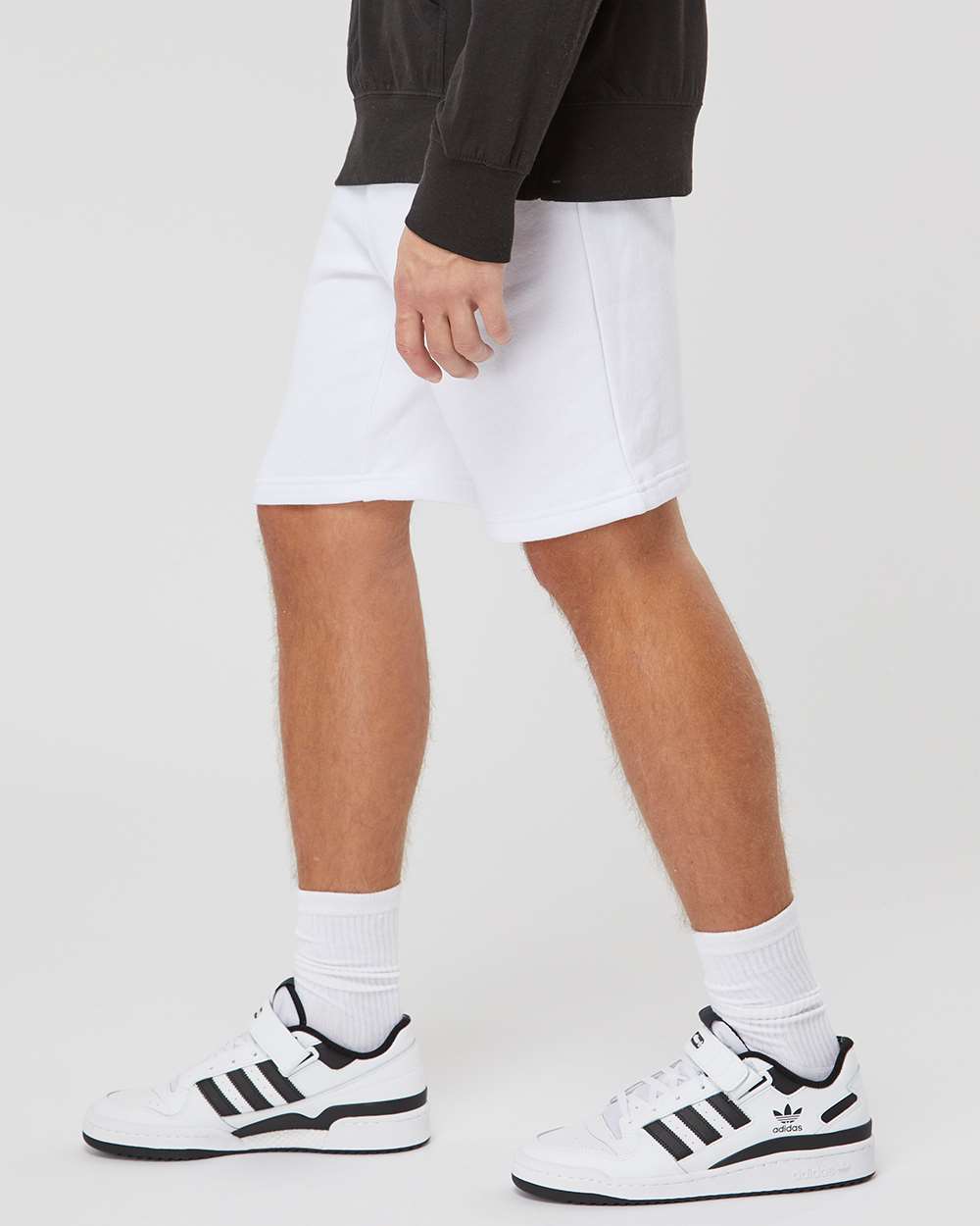 Men's Midweight Fleece Shorts - White - M