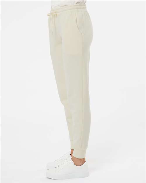Independent Trading Co. PRM20PNT Women's Sweatpants - Bone - Side
