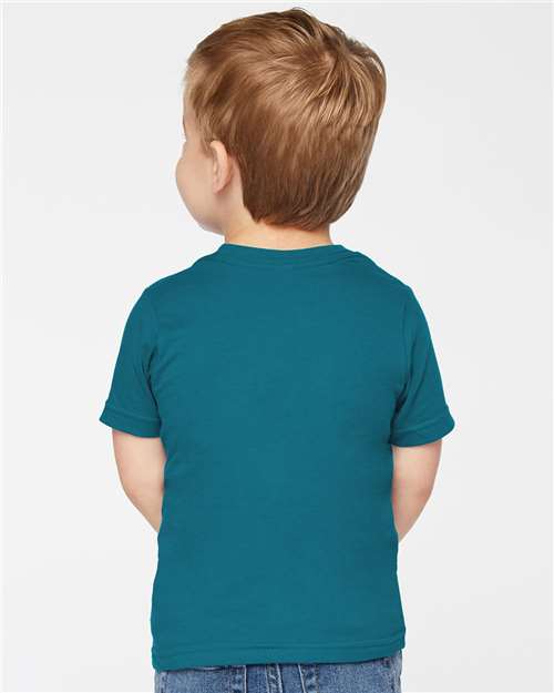 Toddler Fine Jersey T-Shirt — Soft Kids Tee [2T-5T] - Oceanside - Back