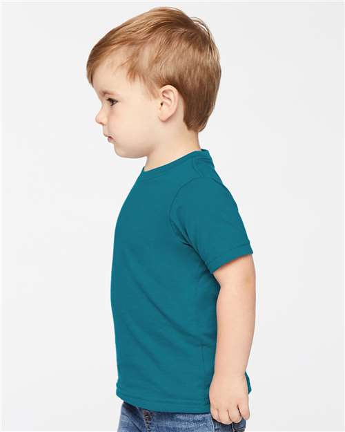 Toddler Fine Jersey T-Shirt — Soft Kids Tee [2T-5T] - Oceanside - Side