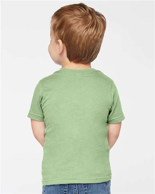 Toddler Fine Jersey T-Shirt — Soft Kids Tee [2T-5T] - Sage - Back