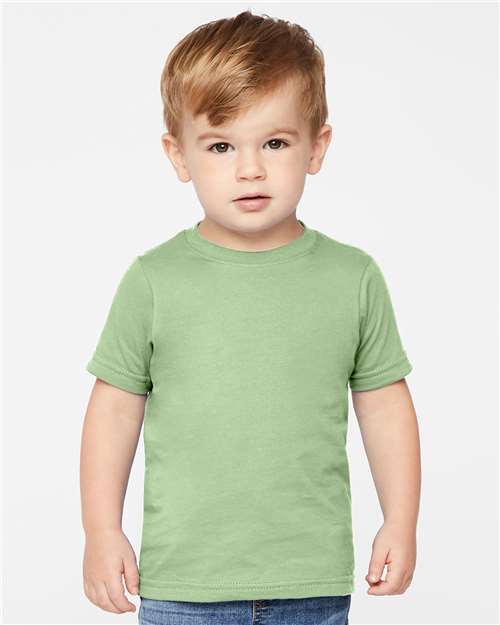 Toddler Fine Jersey T-Shirt — Soft Kids Tee [2T-5T] - Sage - Front