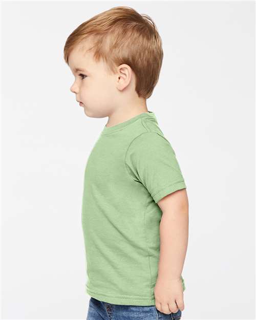 Toddler Fine Jersey T-Shirt — Soft Kids Tee [2T-5T] - Sage - Side