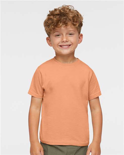 Toddler Fine Jersey T-Shirt — Soft Kids Tee [2T-5T] - Sunset - Front