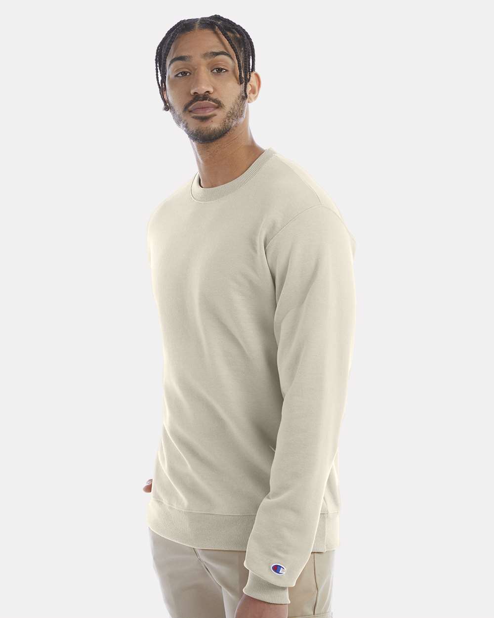 Unisex Powerblend® Crewneck Sweatshirt - Sand - S