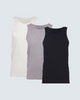 White | Heather Grey | Black