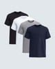 Black | White | Heather Grey | Midnight Navy
