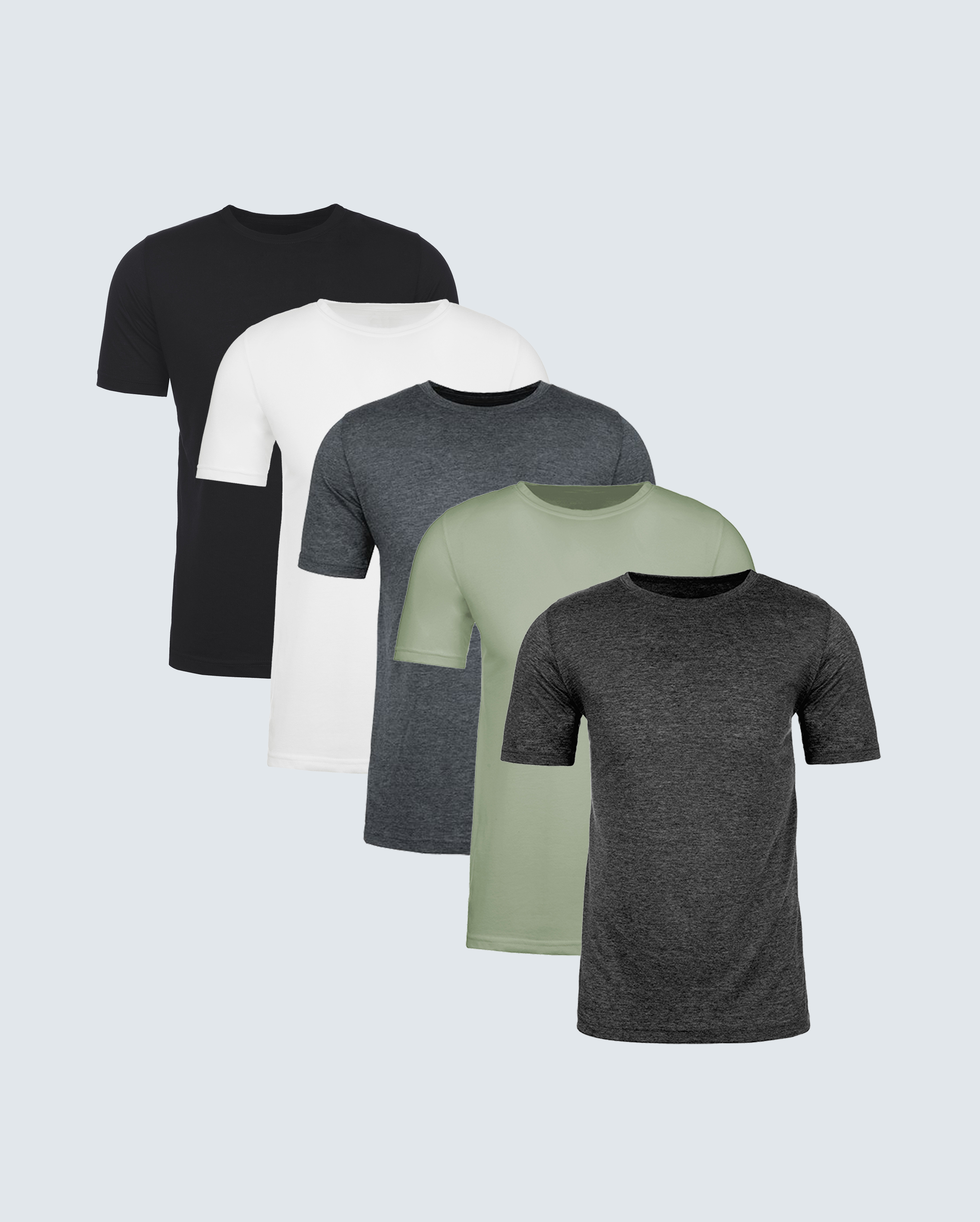 Comfy Thread Active Performance T-Shirt 5-Pack, 65/35 | ComfyThreads