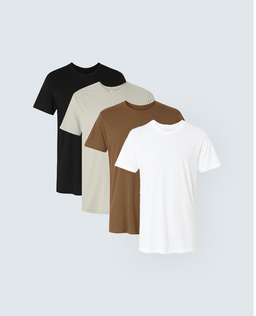 Ultra-Soft Bamboo Tee - 4 Pack
