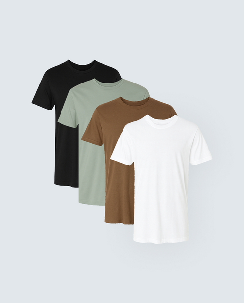 Ultra-Soft Bamboo Tee - 4 Pack