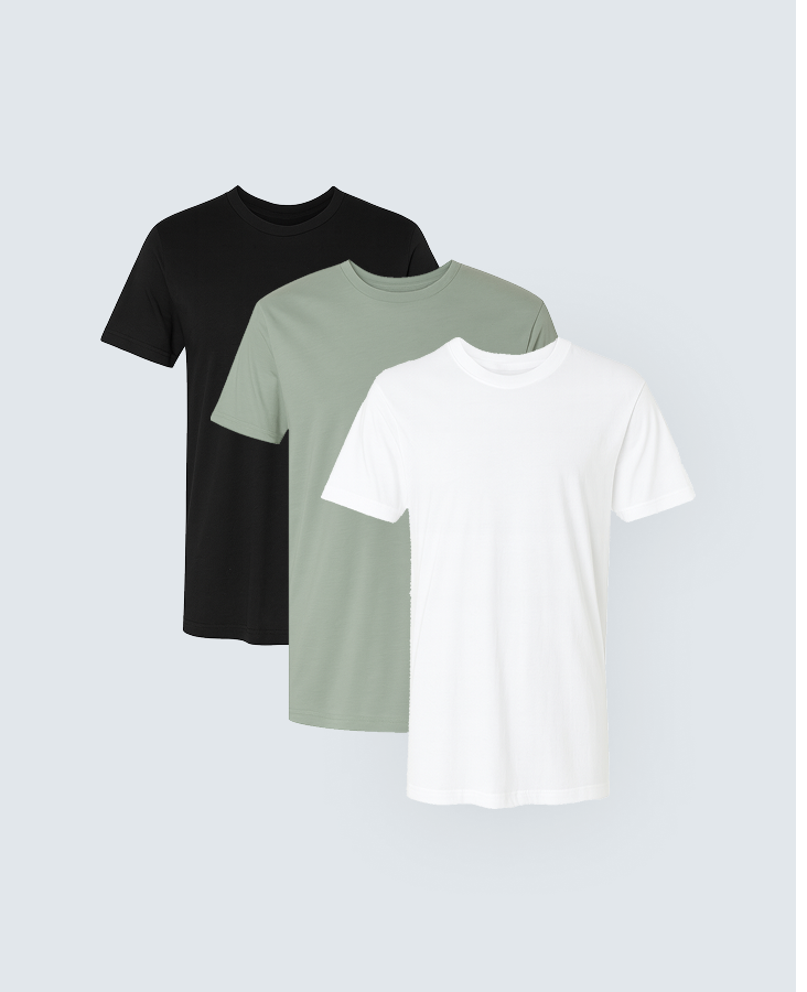 Ultra-Soft Bamboo Tee - 3 Pack