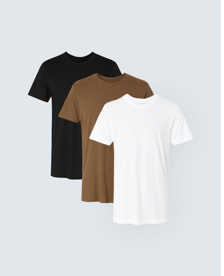 Ultra-Soft Bamboo Tee - 3 Pack