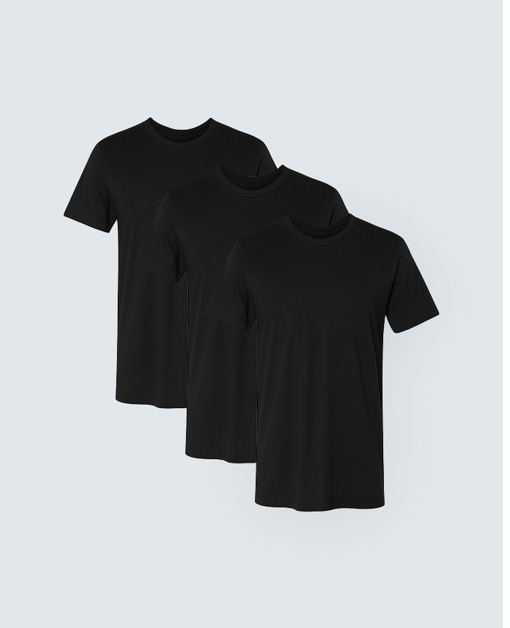 Ultra-Soft Bamboo Tee - 3 Pack