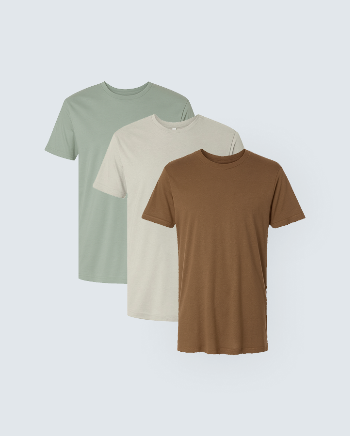 Ultra-Soft Bamboo Tee - 3 Pack