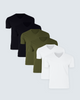 Black | Millitary Green | White