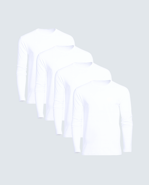 Classic Crew Long Sleeve Tee 4-Pack