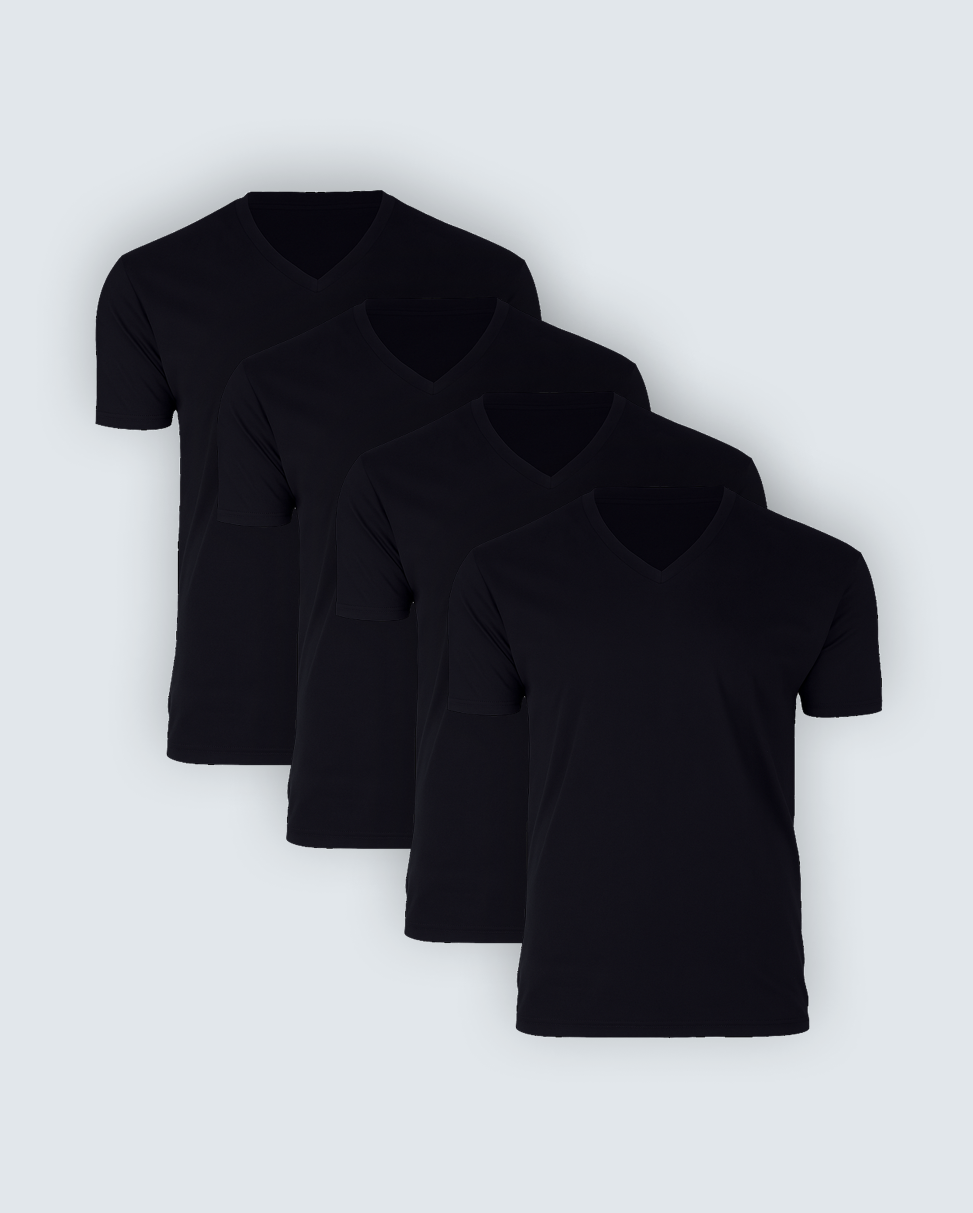 Daily Fit Classic V-Neck Tee 4-Pack