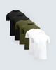 Black | Military Green | White