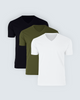 Black | Millitary Green | White