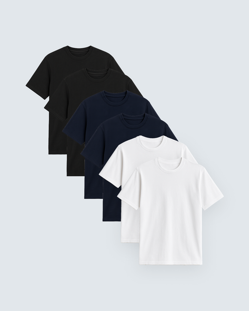 Luxury Heavy T-Shirt - 6 Pack
