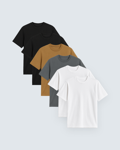 Luxury Heavy T-Shirt - 6 Pack