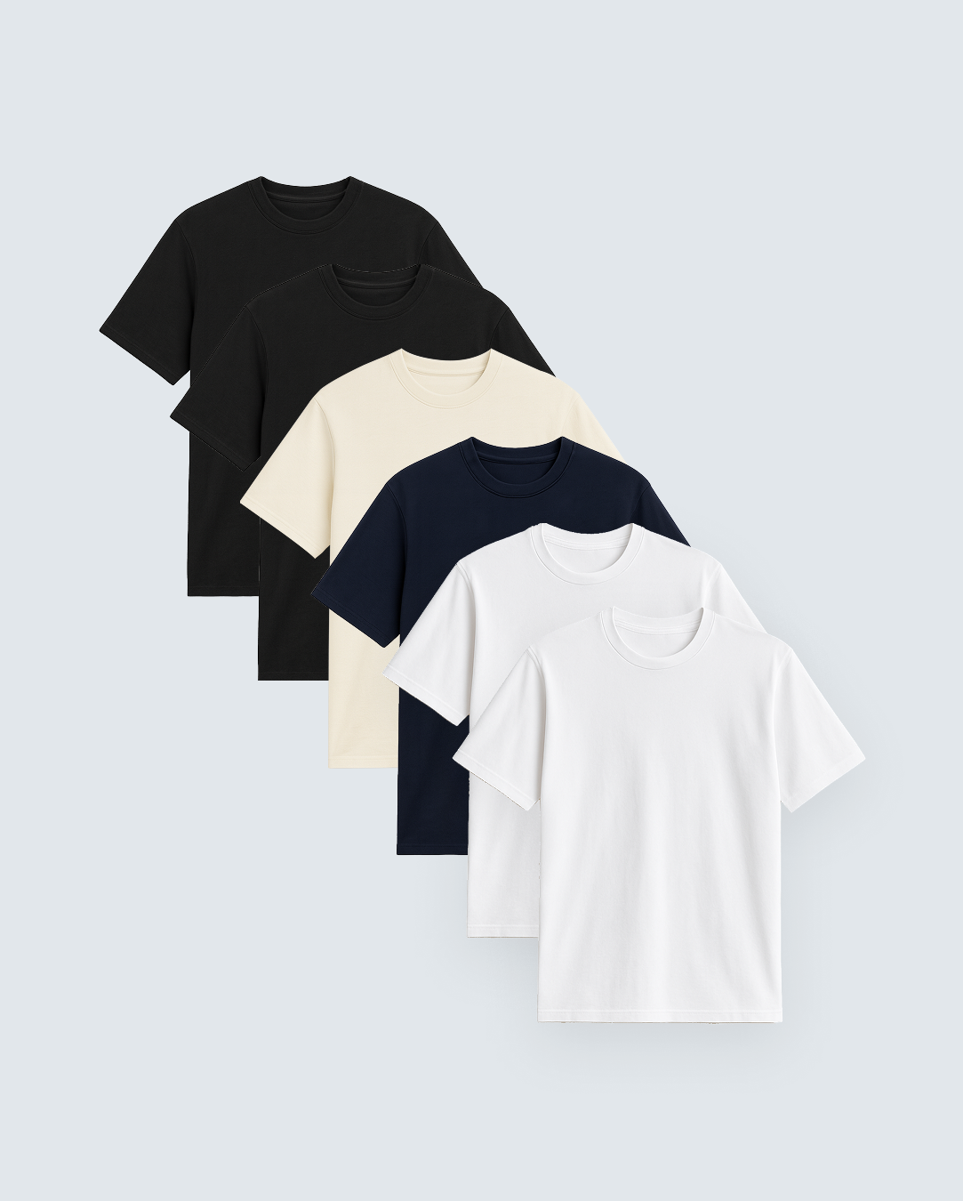 Luxury Heavy T-Shirt - 6 Pack