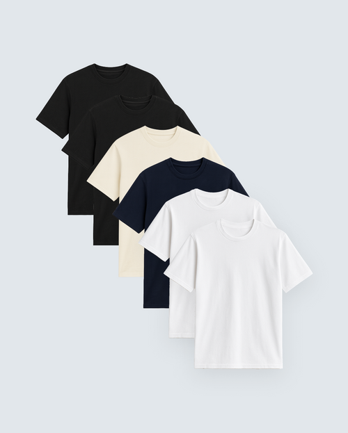 Luxury Heavy T-Shirt - 6 Pack